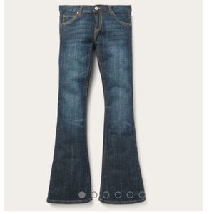 *816 CLASSIC BOOT CUT JEANS IN DARK WASH 18 Short
